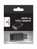 A-HDMI-VGA-001 cambiador de género para cable Negro