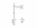 Soporte de escritorio articulado para monitor de 17«-32», blanco