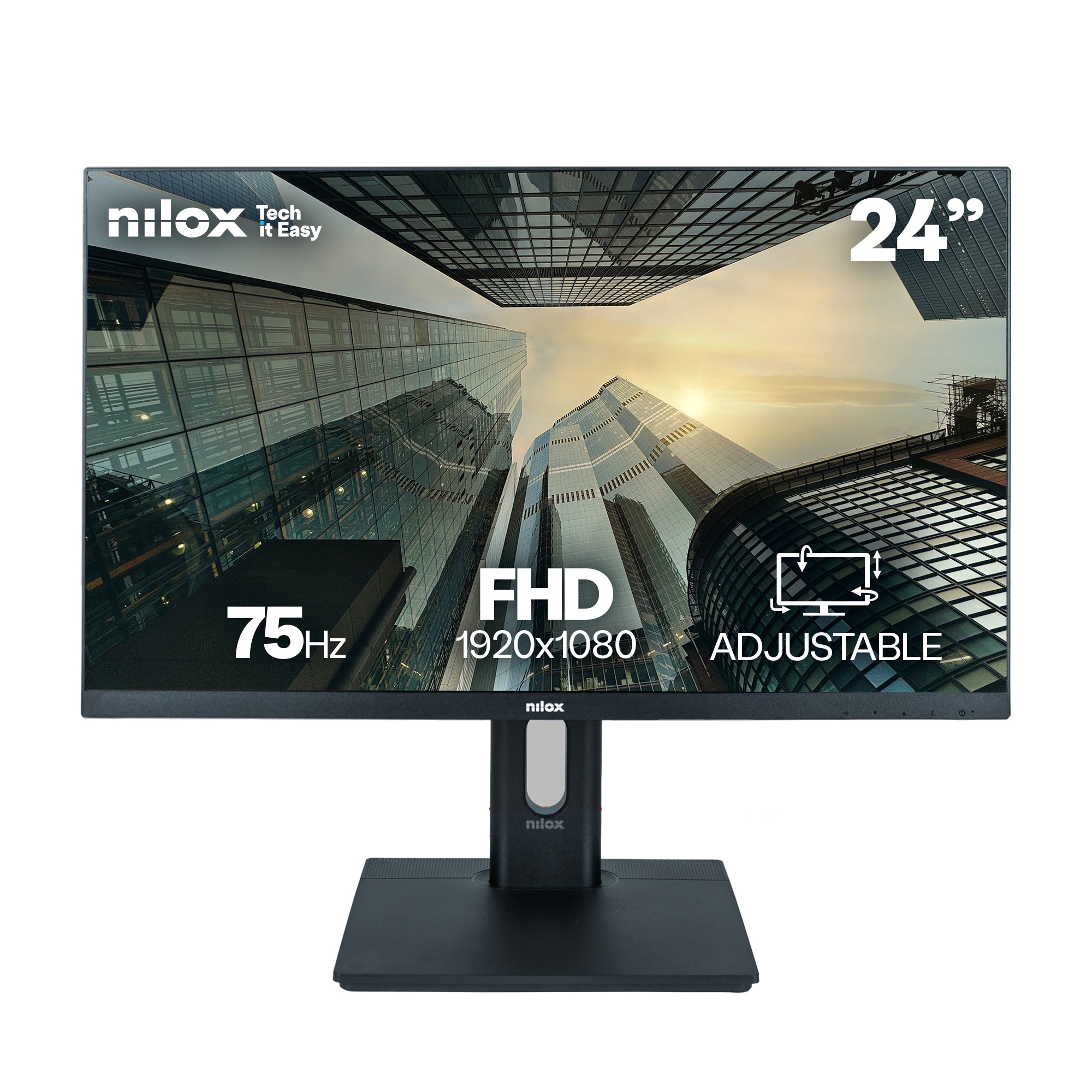 NXM24REGWEB01 pantalla para PC 60,5 cm (23.8") 1920 x 1080 Pixeles Full HD LED Negro