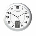 100340853 reloj de mesa o pared Reloj de cuarzo Alrededor Metálico, Plata