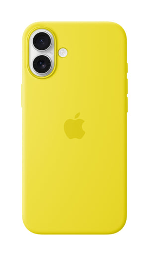 Funda de silicona con MagSafe para el iPhone 16 Plus - Amarillo carambola