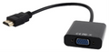 Gembird A-HDMI-VGA-03 adaptador de cable de vídeo 0,15 m HDMI tipo A (Estándar) VGA (D-Sub) Negro