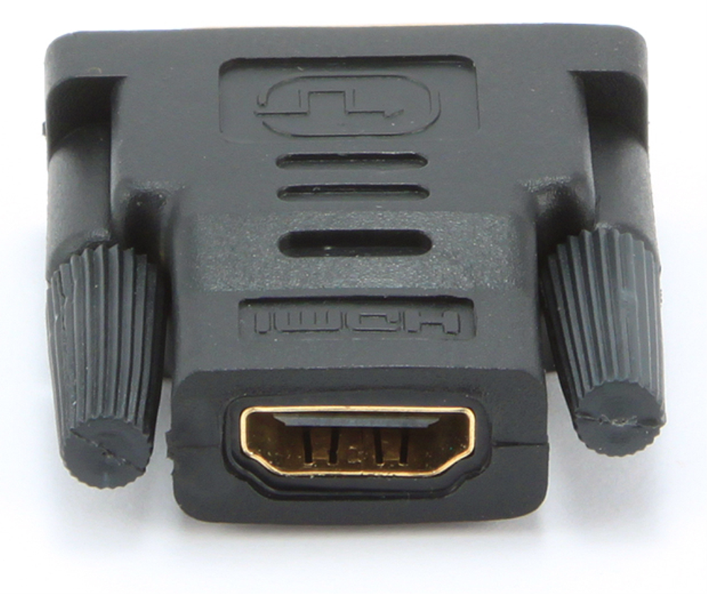 Gembird A-HDMI-DVI-2 cambiador de género para cable Negro