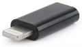Gembird A-USB-CF8PM-01 cambiador de género para cable USB type-C 8 pines Negro