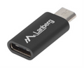 Lanberg AD-UC-UM-01 cambiador de género para cable Micro-USB 2.0 Type B USB 2.0 Type C Negro