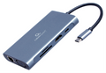 Gembird A-CM-COMBO7-01 base para portátil y replicador de puertos USB 3.2 Gen 1 (3.1 Gen 1) Type-A Gris