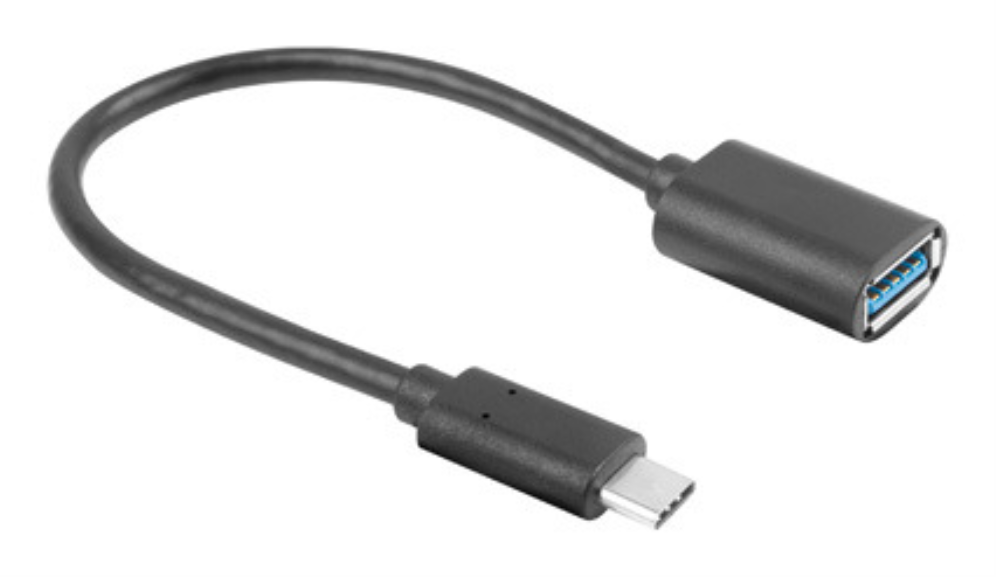 Lanberg AD-UC-UA-04 cable USB USB 3.2 Gen 1 (3.1 Gen 1) 0,15 m USB A USB C Negro