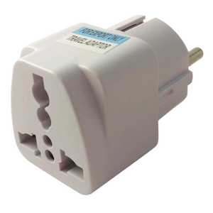 Adaptador de viaje - Pines Reino Unido a Europeo
