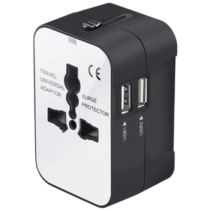 Adaptador de viaje universal 2x USB