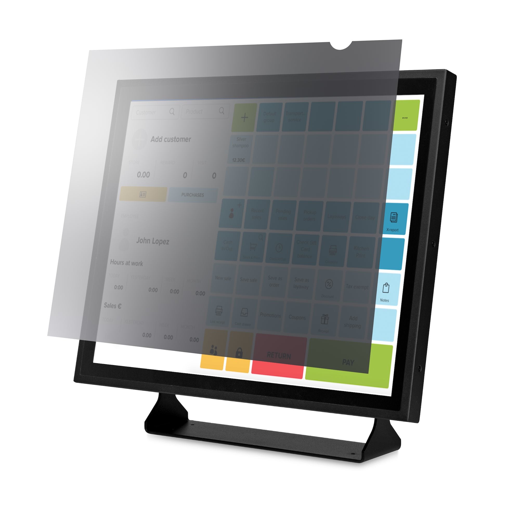 Filtro de Privacidad de 17 Pulgadas 5:4 para Monitor - Pantalla de Privacidad Protector Anti Brillo - Anti Luz Azul con Reducción del 51% - Ángulo de +/- 30°