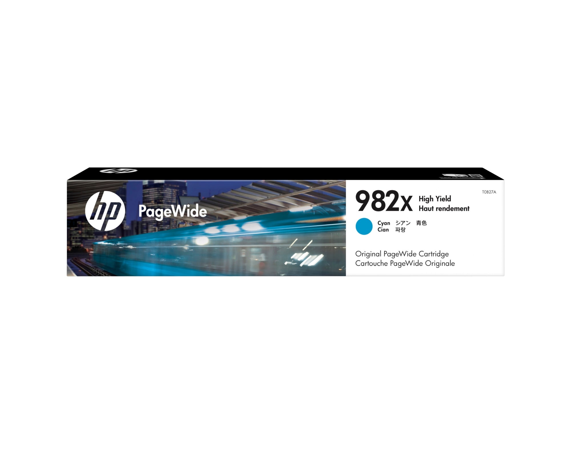 Cartucho PageWide 982X Original de alta capacidad cian