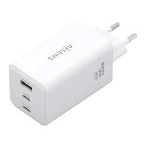 Cargador AISENS GaN 100W 2x USB-C + 1x USB-A