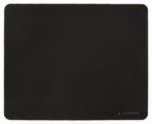 Gembird MP-S-BK-M alfombrilla para ratón Negro