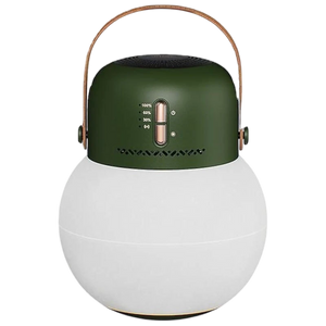 Luz de camping al aire libre con Altavoz Bluetooth Verde