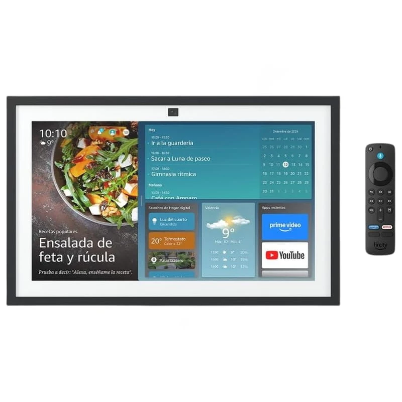 Amazon Echo Show 15 (2024) FullHD de 15.6" Alexa, Fire TV y mando por voz Alexa