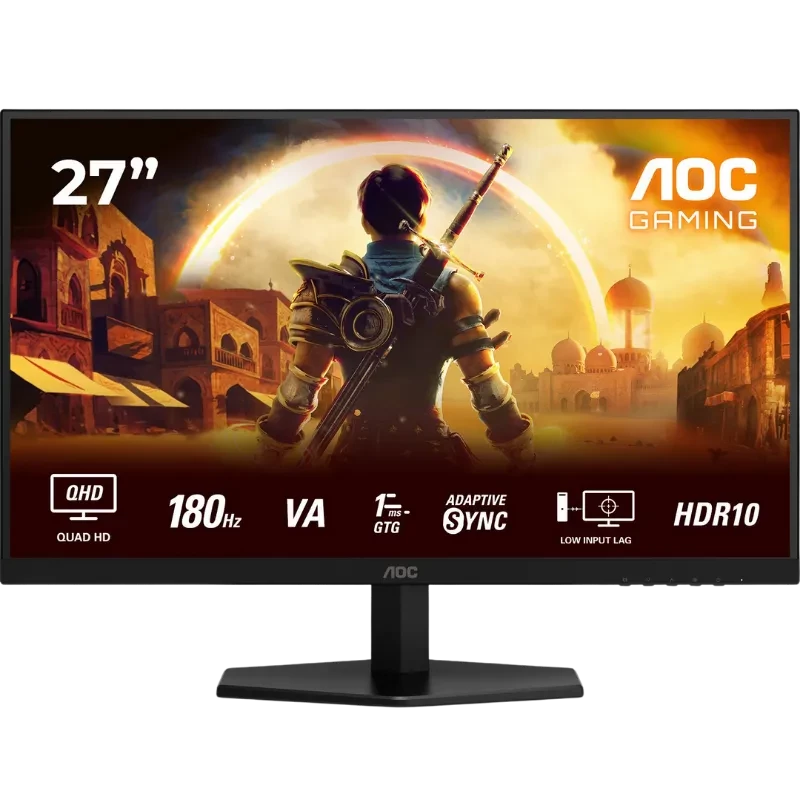 AOC G4 Q27G42XNE pantalla para PC 68,6 cm (27") 2560 x 1440 Pixeles Quad HD LED Negro, Rojo