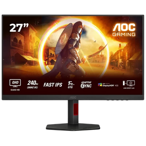 AOC G4 Q27G4ZR pantalla para PC 68,6 cm (27") 2560 x 1440 Pixeles Quad HD LED Negro, Rojo