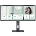 AOC CU34P3CV 34  WQHD VA UltraWide Curvo 100 Hz Negro