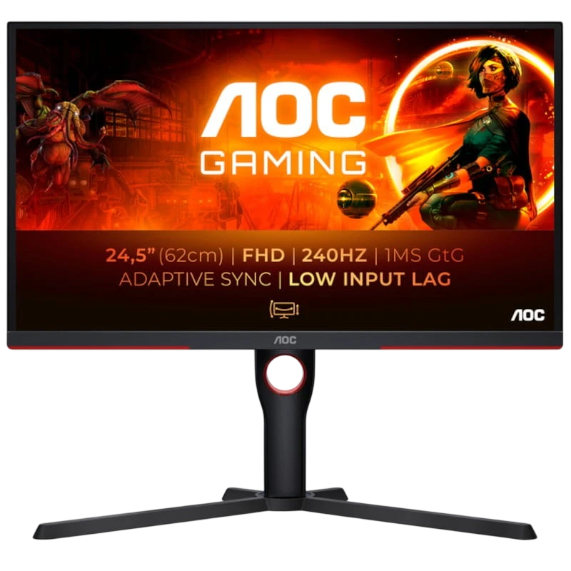 AOC G3 25G3ZM/BK 24.5 FullHD VA 240 Hz FreeSync Premium Negro