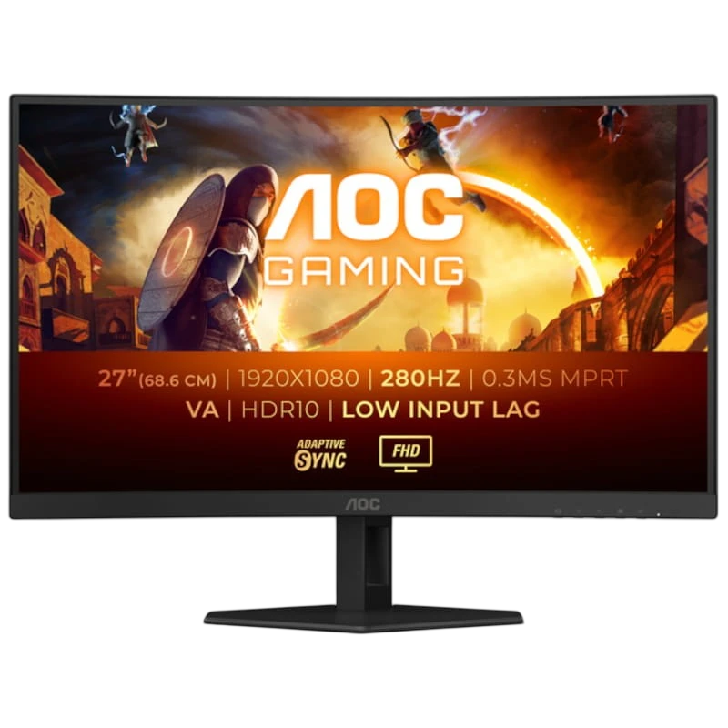 AOC G4 C27G4ZXE 27"  LED Fast VA FullHD 280Hz 1ms Curvo