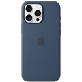 Funda de silicona con Magsafe para iPhone 16 Pro Max, Denim