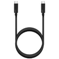 Cable USB 3.2 Tipo-C Aisens A107-0875/ USB Tipo-C Macho - USB Tipo-C Macho/ Hasta 100W/ 20Gbps/ 3m/ Gris