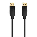 Cable DisplayPort 1.2 CCS 4K Aisens A124-0740/ DisplayPort Macho - DisplayPort Macho/ Hasta 5W/ 2300Mbps/ 2m/ Negro