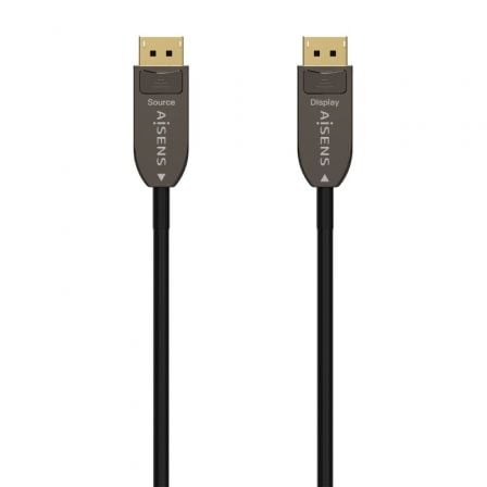 Cable DisplayPort 1.4 AOC 8K Aisens A155-0607/ DisplayPort Macho - DisplayPort Macho/ 15m/ Negro