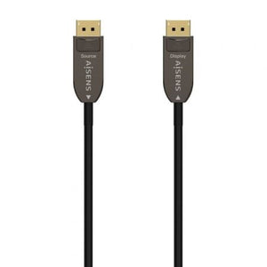Cable DisplayPort 1.4 AOC 8K Aisens A155-0608/ DisplayPort Macho - DisplayPort Macho/ 20m/ Negro