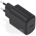 Cargador de Pared GaN Aisens A110-0976/ 1xUSB Tipo-C/ 30W/ Negro