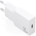 Cargador de Pared GaN Aisens A110-1001/ 1xUSB Tipo-C/ 30W/ Blanco