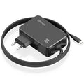 Cargador de Portátil GaN Aisens ASCH-1PD100WL50-BK USB Tipo-C/ 100W/ Automático/ Voltaje 5-20V