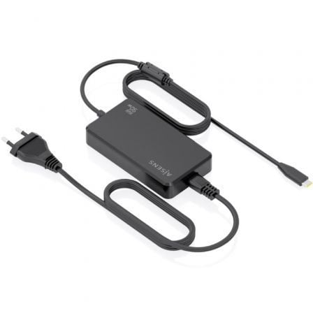 Cargador de Portátil GaN Aisens ASCH-1PD90D069-BK/ 1xUSB Tipo-C/ 90W/ Automático/ Voltaje 5-20V