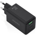 Cargador de Pared GaN Aisens ASCH-65W3P073-BK/ 2xUSB Tipo-C/ 1xUSB/ 65W/ Negro