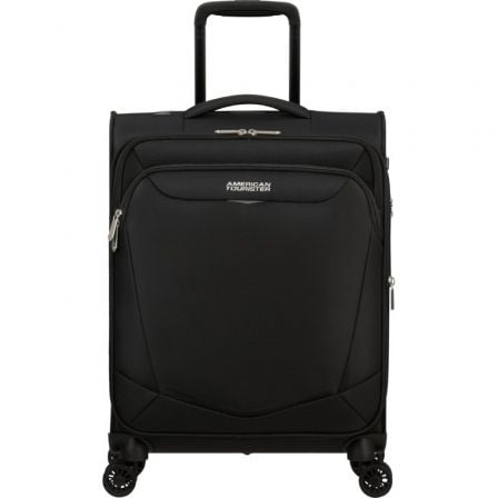 Maleta de Cabina American Tourister SummerRide Spinner 55cm/ 55x40x23cm/ 4 Ruedas/ Negra