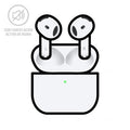 Auriculares Bluetooth Apple Airpods V4 4a Generacion/ Cancelacion de Ruido