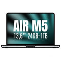 Apple Macbook Air 13,6"/ M5 10-Core CPU/ 24GB/ 1TB SSD/ 10-Core GPU/ Plata
