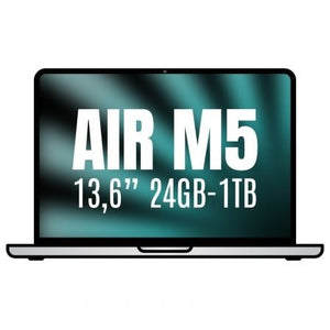 Apple Macbook Air 13,6"/ M5 10-Core CPU/ 24GB/ 1TB SSD/ 10-Core GPU/ Plata