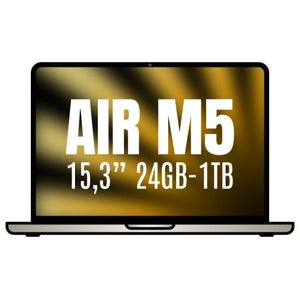 Apple Macbook Air 15,3"/ M5 10-Core CPU/ 24GB/ 1TB SSD/ 10-Core GPU/ Blanco Estrella