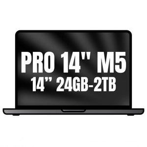 Apple Macbook Pro 14"/ M5 Pro 18-Core CPU/ 24GB/ 2TB SSD/ 20-Core GPU/ Negro Espacial
