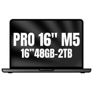 Apple Macbook Pro 16"/ M5 Max 18-Core CPU/ 48GB/ 2TB SSD/ 40-Core GPU/ Negro Espacial