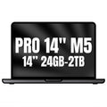 Apple Macbook Pro 14"/ M5 Pro 15-Core CPU/ 24GB/ 2TB SSD/ 16-Core GPU/ Negro Espacial