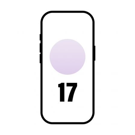 Smartphone Apple iPhone 17 512GB/ 6.3"/ 5G/ Lavanda