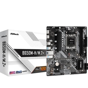 Placa Base Asrock B650M-H/M.2+/ DDR5/ PCIe 4.0/ Socket AM5/ Micro ATX