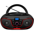 Radio CD Daewoo DW3013/ 4W/ a Pilas/ Rojo