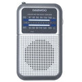 Radio Portátil Daewoo DW1008/ a Pilas/ Plata