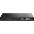 Switch D-Link DGS-1018P/E 18 Puertos/ RJ-45 Gigabit 10/100/1000 PoE/ SFP