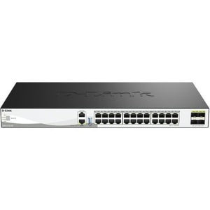 Switch Gestionable D-Link DXS-3130-28/E 24 Puertos/ RJ-45 10Gbps/ SFP/ PoE
