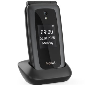 Teléfono Móvil Gigaset GL795 para Personas Mayores/ 4G/ Negro