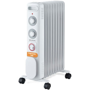 Radiador de Aceite Grunkel RD-2500S/ 3 Potencias/ 2500W/ 11 Elementos Caloríficos